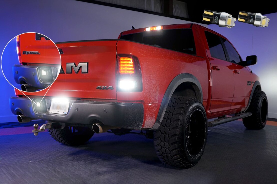 Dodge Ram (0918) LED License Plate LED Bulbs Kit HR